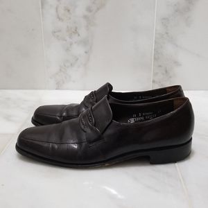 Florsheim Brown Leather Loafers Slip On 12